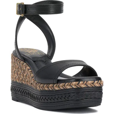 Vince Camuto Lilla Ankle Strap Platform Wedge