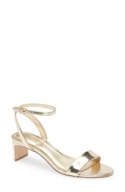 Vince Camuto Lilla Ankle Strap Sandal In Gold