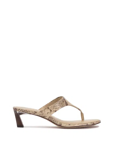 Vince Camuto Lina Kitten Heel Sandal In Animal Print