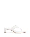 Vince Camuto Lina Kitten Heel Sandal In White