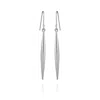 Vince Camuto Linear Spear Drop Earrings In Silver