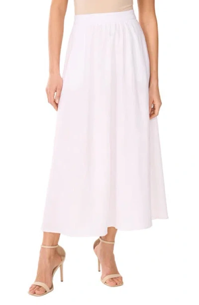 Vince Camuto Linen Blend Maxi Skirt In Ultra White