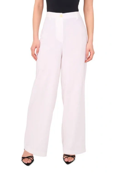 Vince Camuto Linen Blend Pants In White