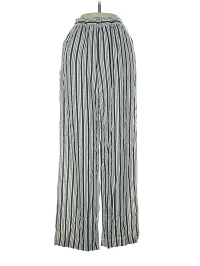 Pre-owned Vince Camuto Linen Pants In Silver