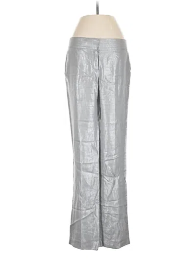 Pre-owned Vince Camuto Linen Pants In Silver
