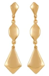 Vince Camuto Link Drop Earrings In Goldtone