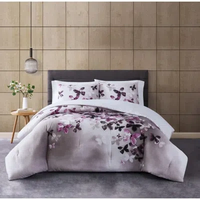 Vince Camuto Lissara Comforter Set In Purple