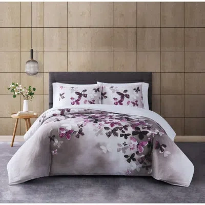 Vince Camuto Lissara Duvet Cover Set In Purple