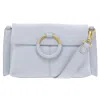 Vince Camuto Livee Womens Pebbled Leather Crossbody Handbag In Blue