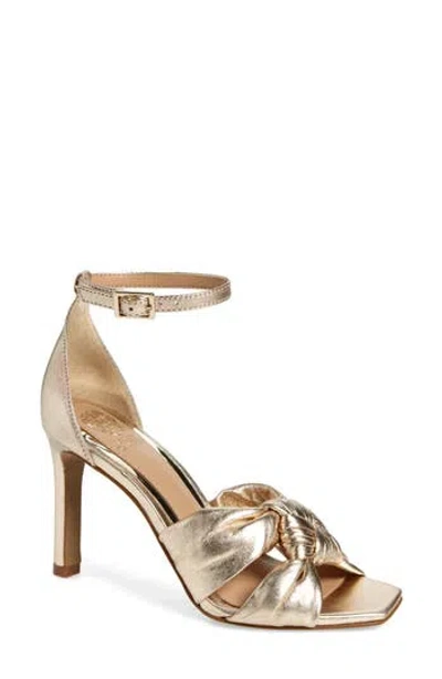 Vince Camuto Liyba Ankle Strap Sandal In Gold
