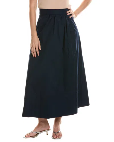 Vince Camuto Long Full Skirt In Multi