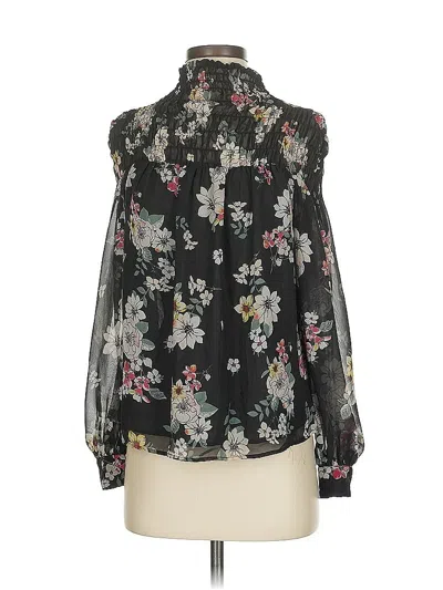 Pre-owned Vince Camuto Long Sleeve Blouse In Black