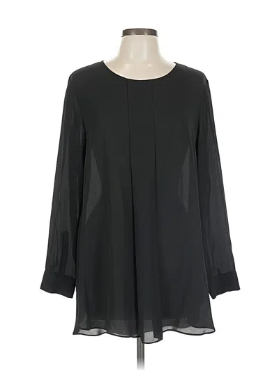 Pre-owned Vince Camuto Long Sleeve Blouse In Black