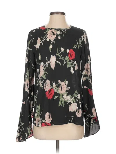 Pre-owned Vince Camuto Long Sleeve Blouse In Black