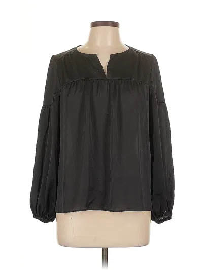 Pre-owned Vince Camuto Long Sleeve Blouse In Black