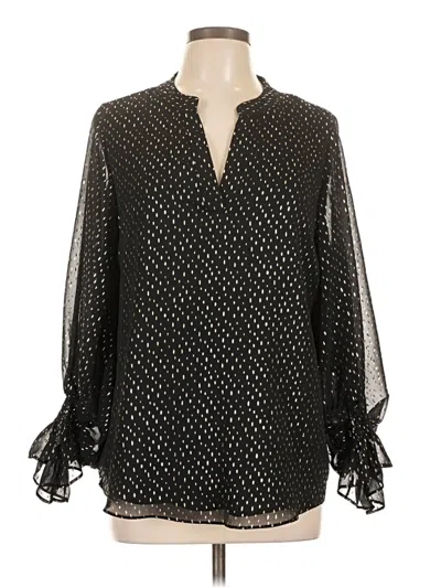 Vince Camuto Long Sleeve Blouse In Black