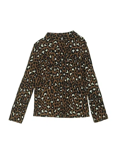Pre-owned Vince Camuto Kids' Long Sleeve Blouse In Brown