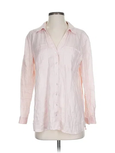 Pre-owned Vince Camuto Long Sleeve Button Down Shirt In Pink