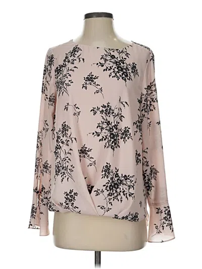 Pre-owned Vince Camuto Long Sleeve T-shirt In Pink