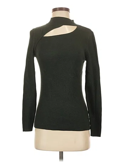 Pre-owned Vince Camuto Long Sleeve Turtleneck In Green
