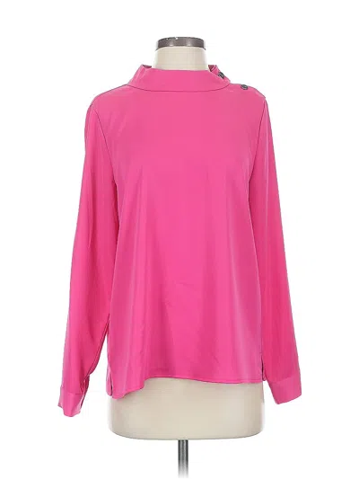 Pre-owned Vince Camuto Long Sleeve Turtleneck In Pink
