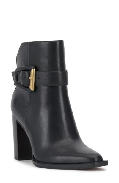 Vince Camuto Loree Leather Bootie In Black