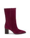 Vince Camuto Lorrys Whipstitch Block Heel Boot