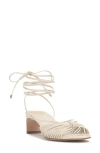 Vince Camuto Women's Lory Lace-up Blade-heel Sandals