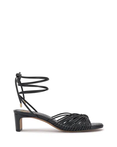 Vince Camuto Lory Kitten Heel Sandal In Black