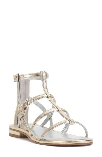 Vince Camuto Luane Strappy Sandal In Gold