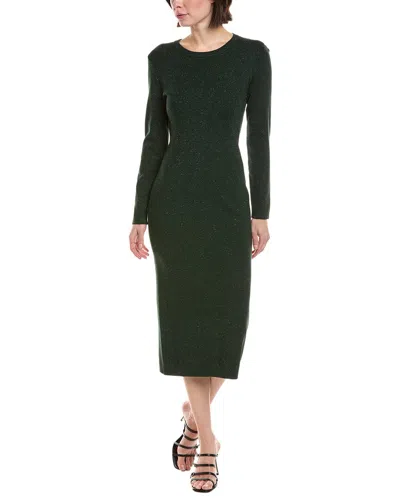 Vince Camuto Lurex Sheath Dress In Green