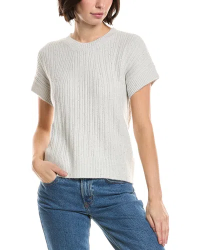 Vince Camuto Lurex Sweater In Neutral