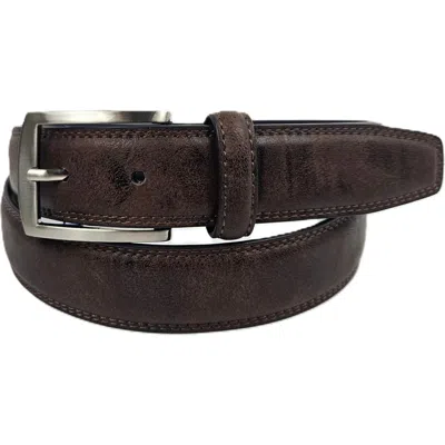 Vince Camuto Lux Leather Belt In Purple
