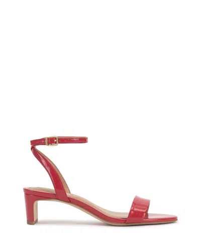 Vince Camuto Lylah Kitten Heel Sandal In Red