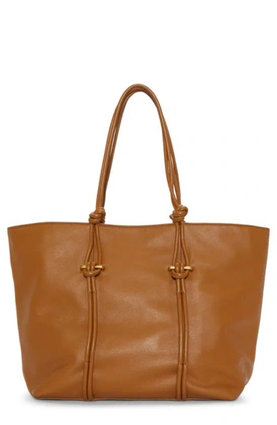 Vince Camuto Lynne Leather Tote In Neutral