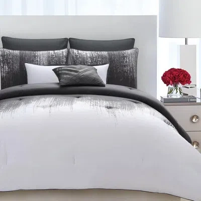 Vince Camuto Lyon Grey Comforter Set In Gray