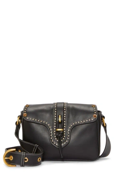 Vince Camuto Macey Leather Crossbody Bag In Black Cowbos