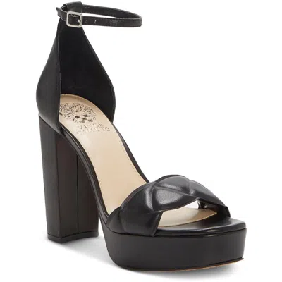 Vince Camuto Mahgs Womens Ankle Strap Block Heels In Multi