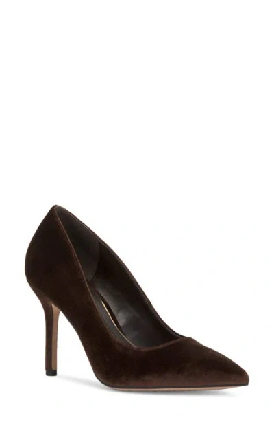 Vince Camuto Maisha Pointed Toe Pump In Brown