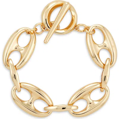 Vince Camuto Mariner Link Toggle Bracelet In Gold