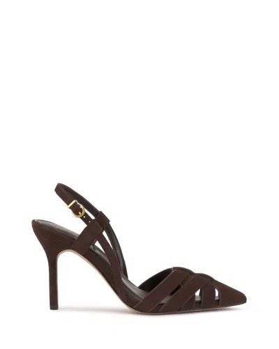 Vince Camuto Marsia Slingback Pointed Toe Pump In Brown
