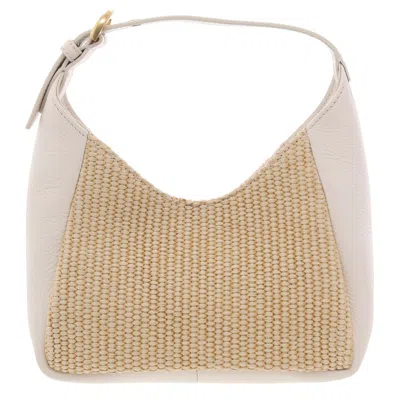 Vince Camuto Marza Womens Mixed Media Leather Shoulder Handbag In Multi