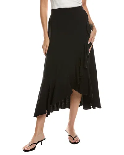 Vince Camuto Maxi Wrap Skirt In Animal Print