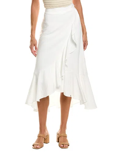 Vince Camuto Maxi Wrap Skirt In White