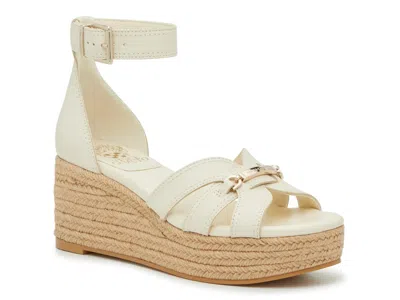 Vince Camuto Maylee Wedge Sandal In White