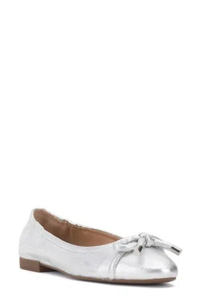 Vince Camuto Women's Maysa Slip-on Ballet Flats In Silver