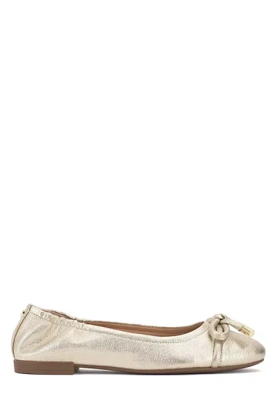 Vince Camuto Maysa Bow Ballet Flats In Gold