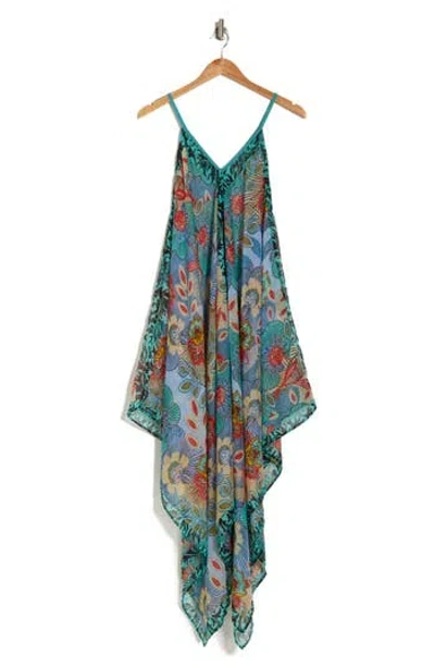 Vince Camuto Medallion Print Topper In Multi