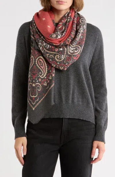 Vince Camuto Medallion Square Scarf In Multi