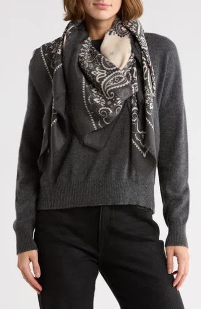Vince Camuto Medallion Square Scarf In Multi